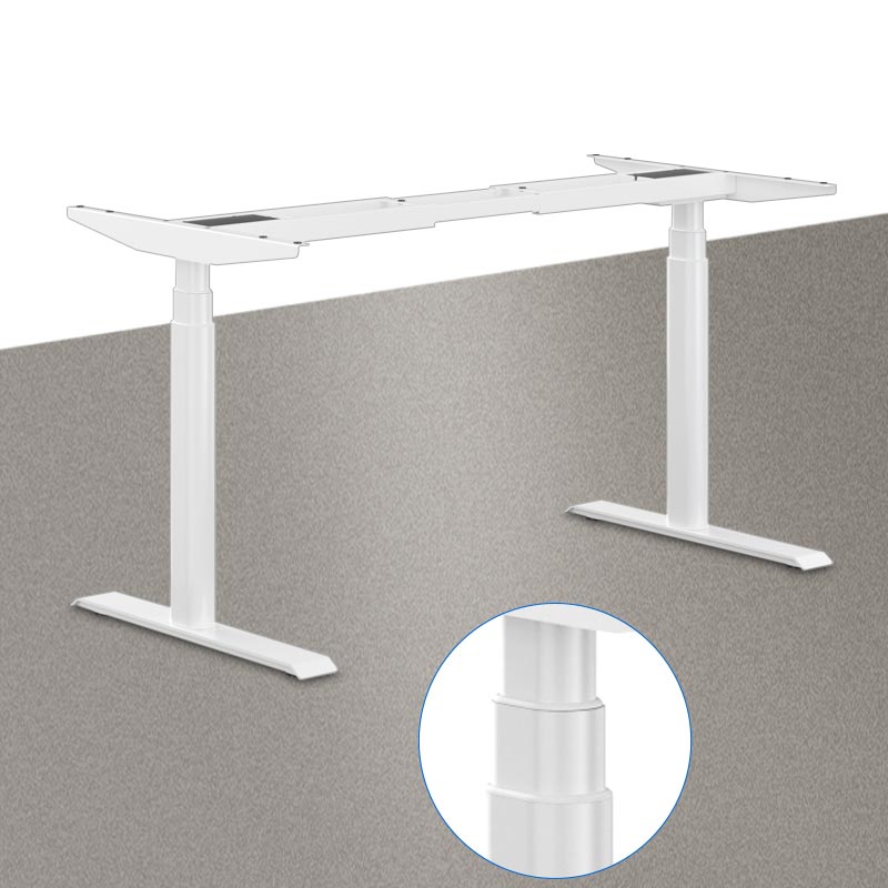 Oval Smart Lift Desk Frame